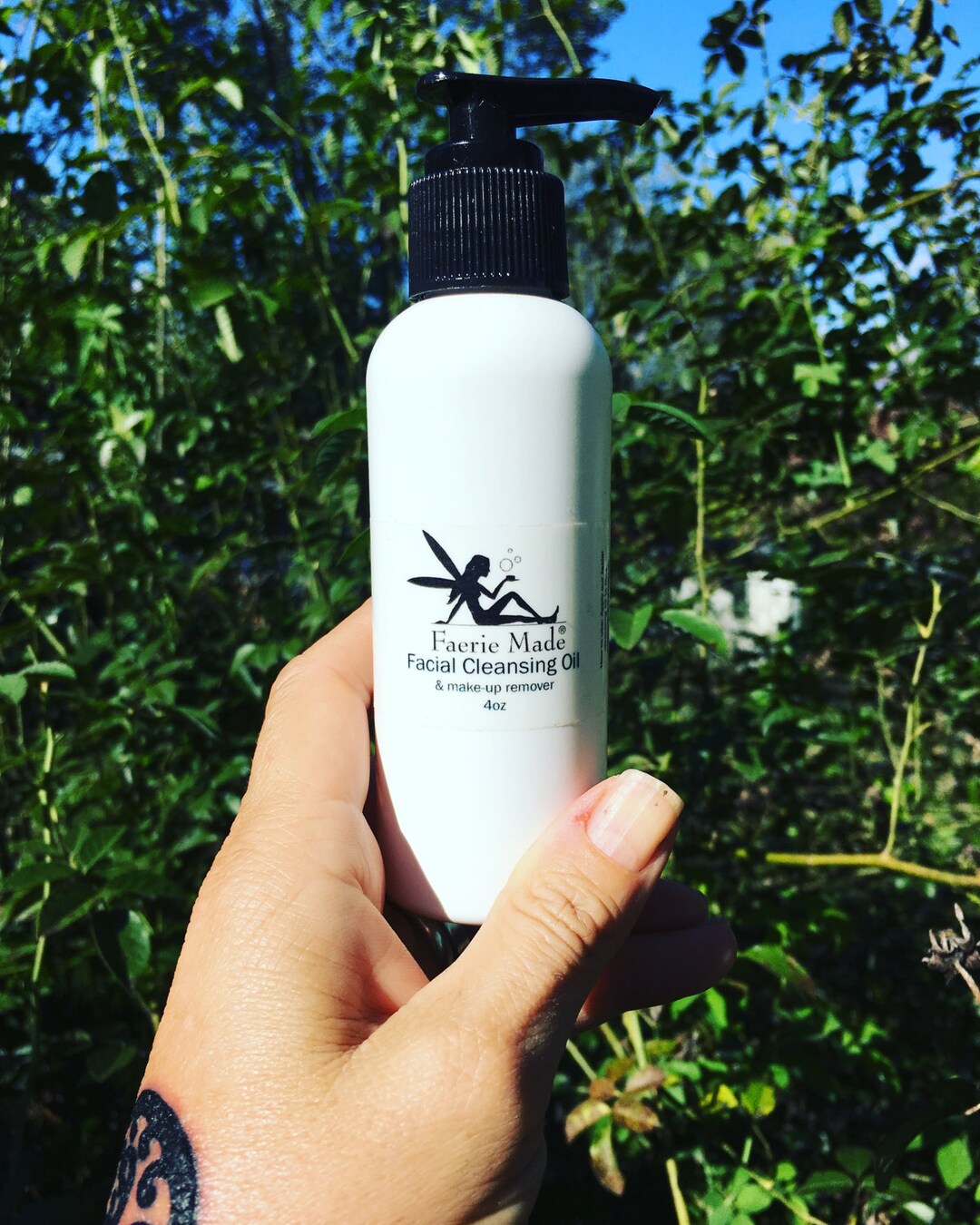 Natural Facial Cleansing Oil & Makeup Remover Vegan Etsy