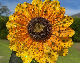 Large Sunflower Hair or Anywhere clip
