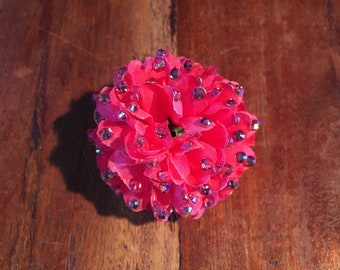 Piccolo Flamingo Renonico Rosa Fiore Capelli Clip