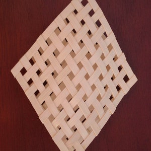 4 Woven Card Suits PDF digital instructions directions tutorial basket weaving shamrock clover Irish diamond heart club image 5