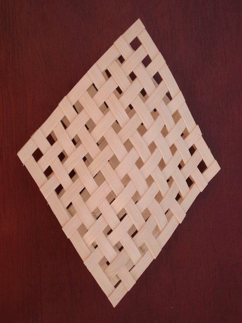 4 Woven Card Suits PDF digital instructions directions tutorial basket weaving shamrock clover Irish diamond heart club image 5