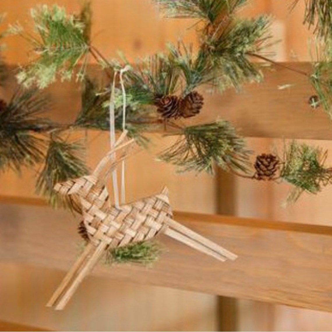 Woven Horse and reindeer Ornament PDF digital instructions Etsy