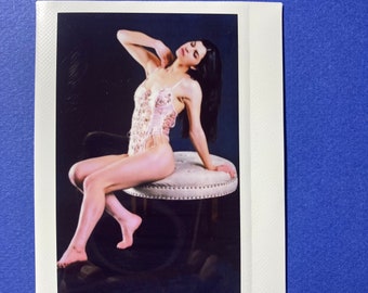 Sofortige Fotografie Polaroid Instax weibliche Dessous schöne brasilianische weibliche Modell nackt Sammeln Limited Edition Druck