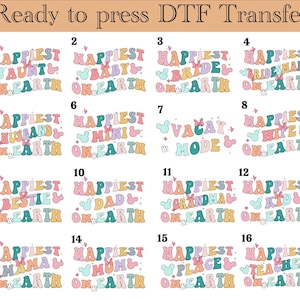 The Happiest Mama On Earth DTF, Family Vacation Shirt, Magical Kingdom DTF, Vacay Mode DTF, The Happiest Place On Earth Dtf, Disney Mickey