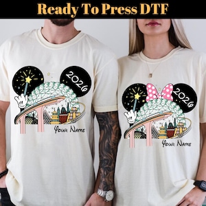 Aangepaste Disney Epcot 2026 DTF-overdracht, Disney Epcot Matching Ready To Press, Disney Family Matching DTF, World Traveler DTF, Disneyland Trip