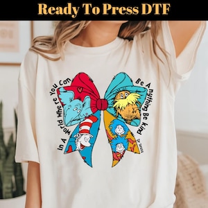 Dr. Seuss Tag DTF Transfer, Dr. Seuss Coquette DTF, Katze im Hut DTF, Dr. Seuss Transfer, Lehrerleben Dtf, Lesen in Amerika, Dr