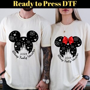 Disney Family Vacation 2024 DTF Transfer, Disney Family Trip DTF, Disney Vacation Transfer, Disney Trip Heat Transfer, Disney Matching DTF