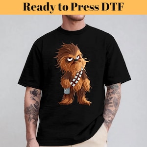 Chewbacca DTF Transfer, Star Wars DTF, Star Wars Charakter Dtf, Disney Star Wars DTF, Chewbacca Shirt, Star Wars Chewbacca, Galaxy Wars Dtf