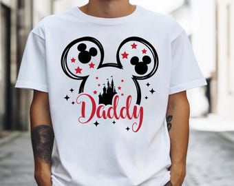 Mickey Ears Daddy DTF, Daddy DTF Transfer, Father&#39;s Day Dtf, Daddy Heat Transfer, Disney Dad DTF, Daddy Shirt, Daddy Mouse Dtf, Mickey Dad