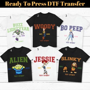 Disney Toy Story DTF Transfer, Toy Story Family DTF, Disneyland Family Vacation 2025 Dtf, Sheriff Woody Transfer, Buzz Lightyear Dtf, WDW