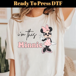 I'm This Minnie verjaardag DTF-overdracht, Disney verjaardagsfeestje DTF, 2e verjaardag overdracht, Disneyland verjaardag reis DTF, verjaardag prinses DTF, verjaardag prinses DTF