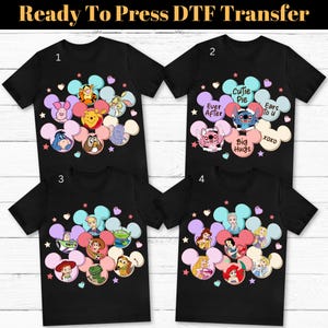 Disney Family DTF Transfer, Mickey Head DTF, Disney Family Matching DTF, Mickey And Friends Dtf, Disney Couple Transfer, Disney Vacation Dtf