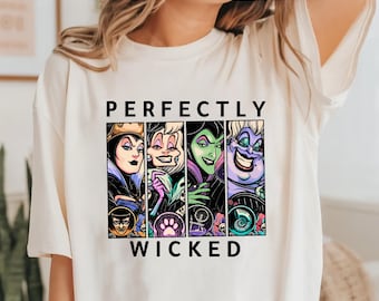 Perfectly Wicked Bad Witches Club DTF, Halloween Costume DTF, Villain Gang DTF, Villains Transfer, Trick Or Treat Dtf, Evil Queens Transfer