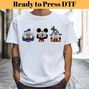 Mickey and Friends DTF Transfer, Disney Ready To Press, Disney Heat Transfer, Disneyworld Transfer, Mickey Transfer, Magical Kingdom DTF