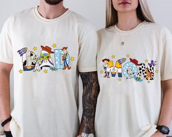 Toy Story Dad Toy Story Mom DTF, Toy Story Family Ready To Press, Family Matching DTF, Mommy and Daddy Transfer, Mom Dad Vacation DTF