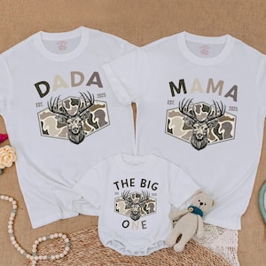 Hunting Birthday Boy Matching Family Shirts, The Big One Family Birthday Shirts, Mom And Dad Hunting Shirt, First Birthday Boy Gift
