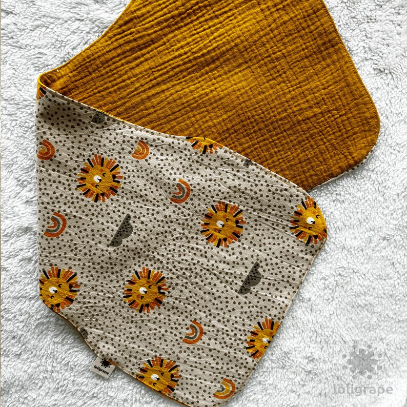 PDF Reversible Baby Burp Cloth Pattern || Baby Gift || One Size ...