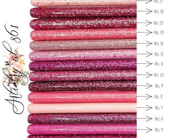 Personalized PINK Glitter Pens w/ Black or Blue Ink INKJOY by Papermate