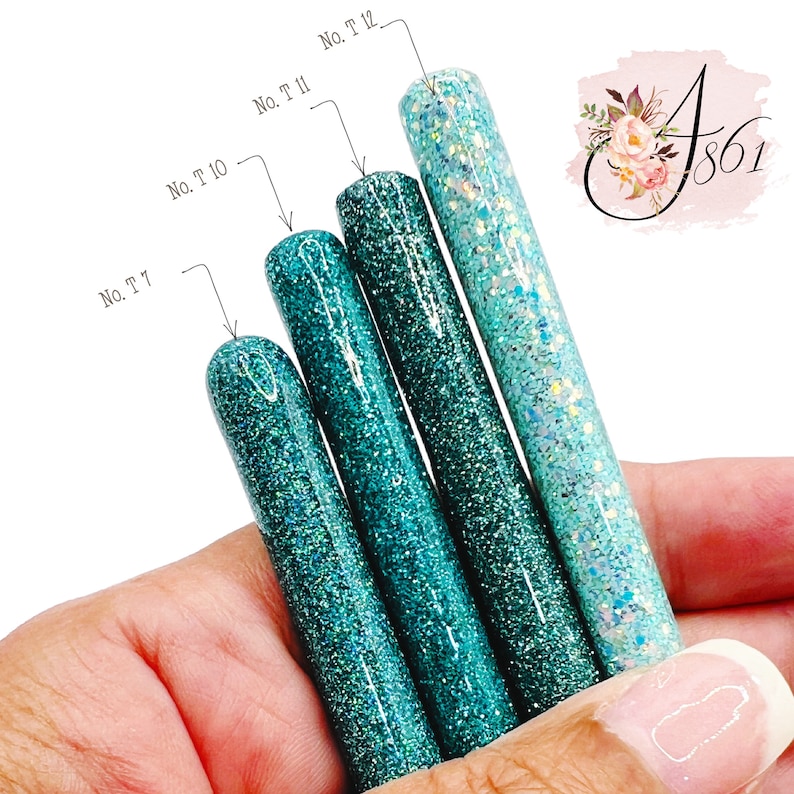 Personalized TEAL Glitter Pens NEW COLORS Inkjoy by Papermate in Blue or Black Ink image 4