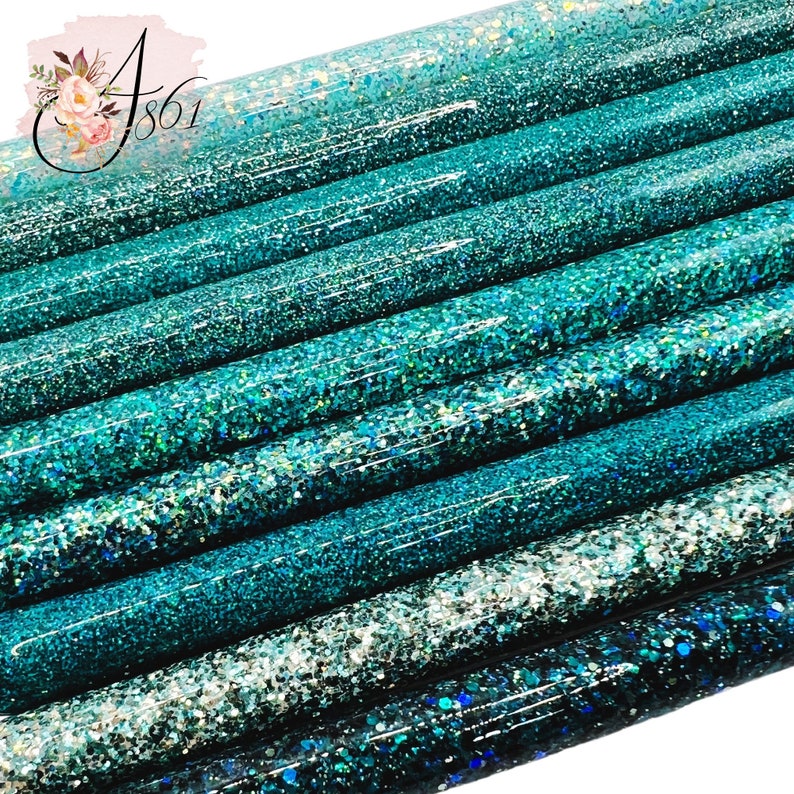 Personalized TEAL Glitter Pens NEW COLORS Inkjoy by Papermate in Blue or Black Ink image 1