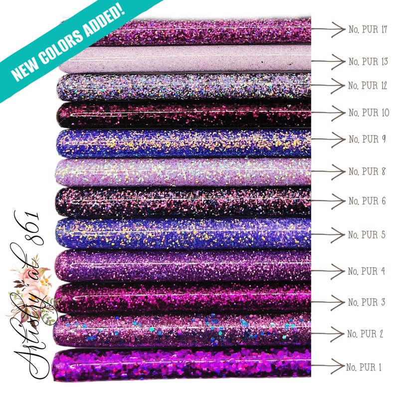 Personalized PURPLE Glitter Pens, over 20 NEW colors INKJOY by Papermate Black or Blue Ink image 1