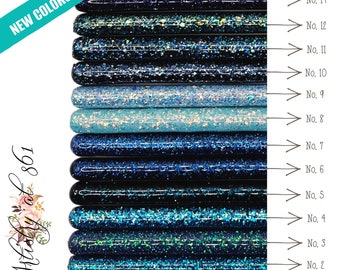 PERSONALIZED Blues Glitter Pens w/ Black or Blue Ink INKJOY by Papermate, NEW colors!