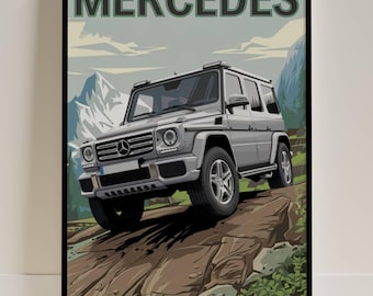 Mercedes-benz G-class G63 G Wagon AMG Off-road Poster Luxury SUV