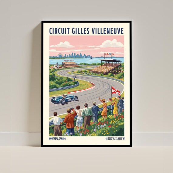ジル・ヴィルヌーヴ・サーキット、モントリオールF1レーシングアート
