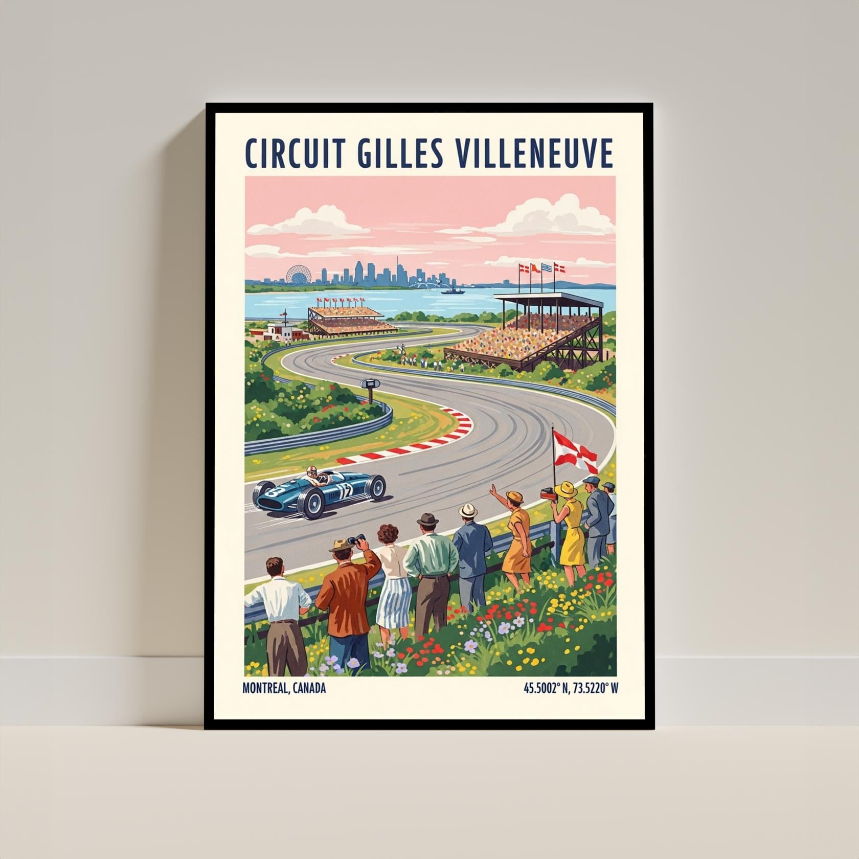 ジル・ヴィルヌーヴ・サーキット、モントリオールF1レーシングアート