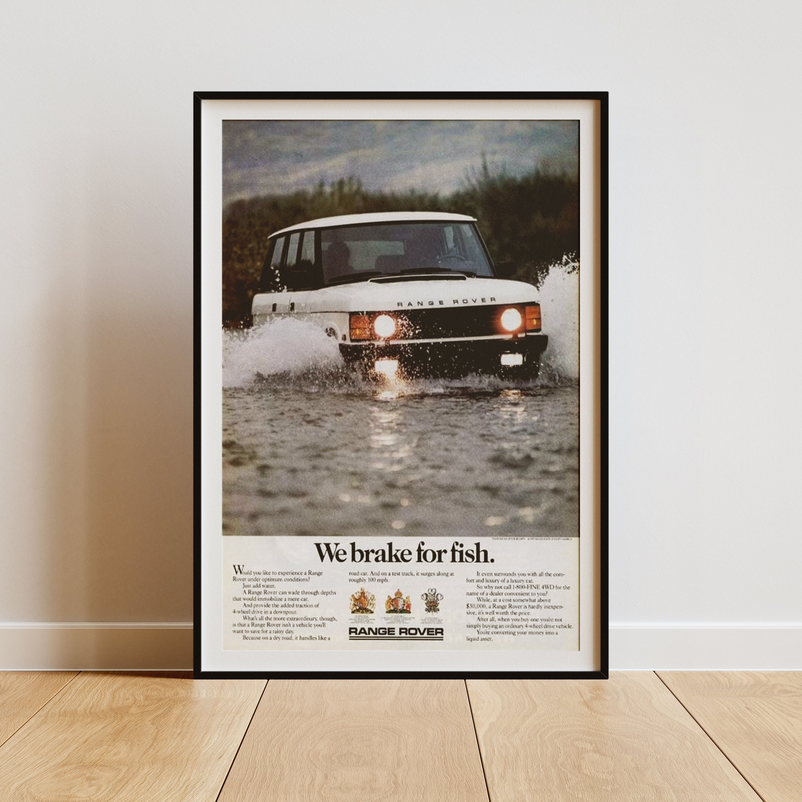 Range Rover Collection Poster Retro Range Rover Ad Print - Classic Car Poster, Man Cave Decor - Etsy