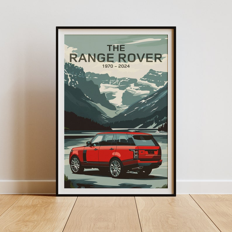 Range Rover Collection Poster L405 Range Rover Vogue Poster - Luxury SUV Art Print, Gift for Car ...