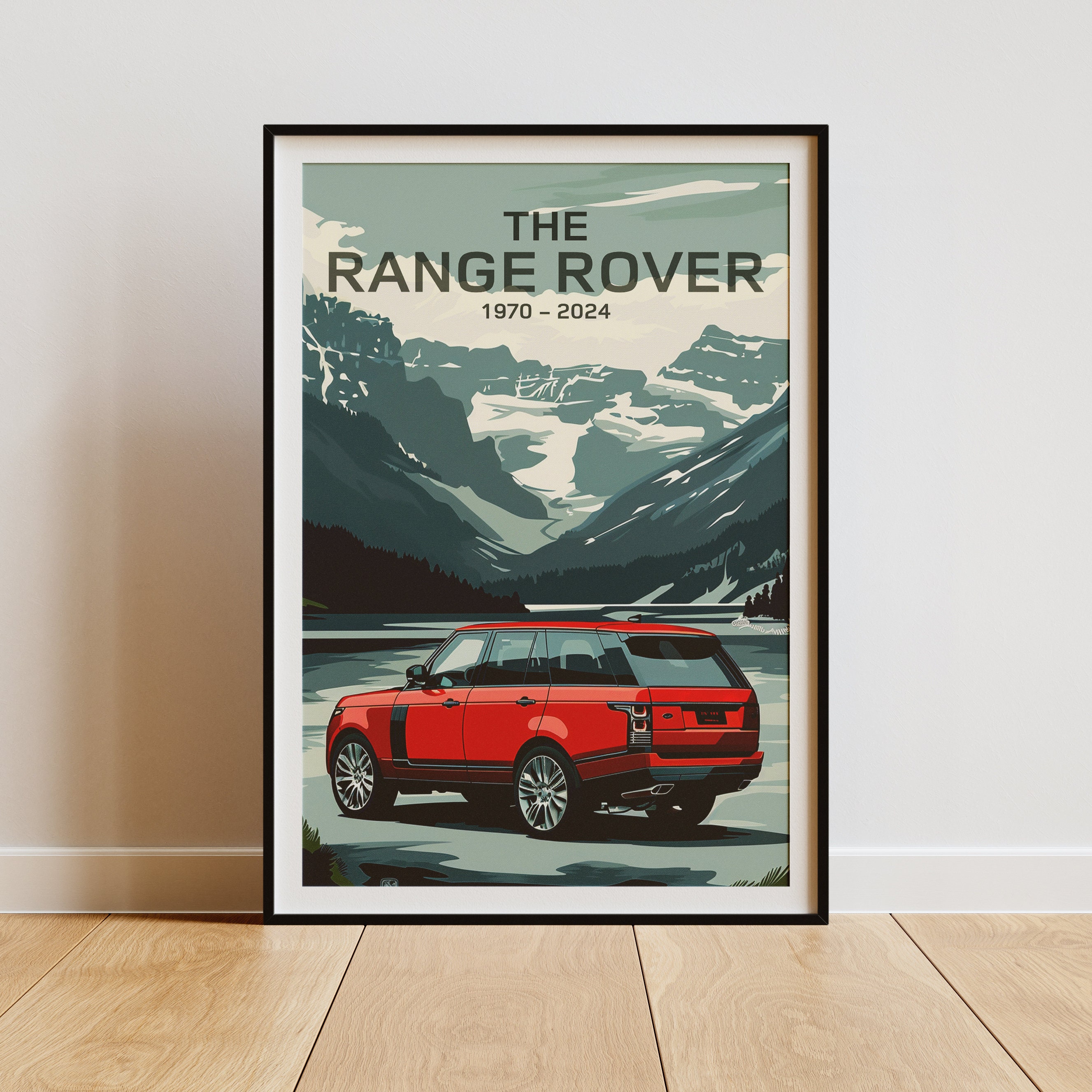 L405 Range Rover Vogue Poster - Luxury SUV Art Print, Gift for Car ...