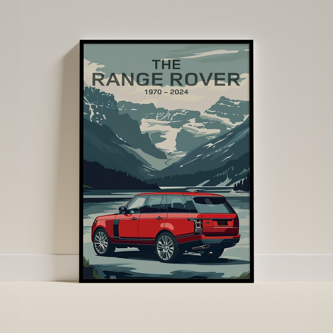 Print Ad Range Rover L405 Range Rover Vogue Poster - Luxury SUV Art Print, Gift for Car ...