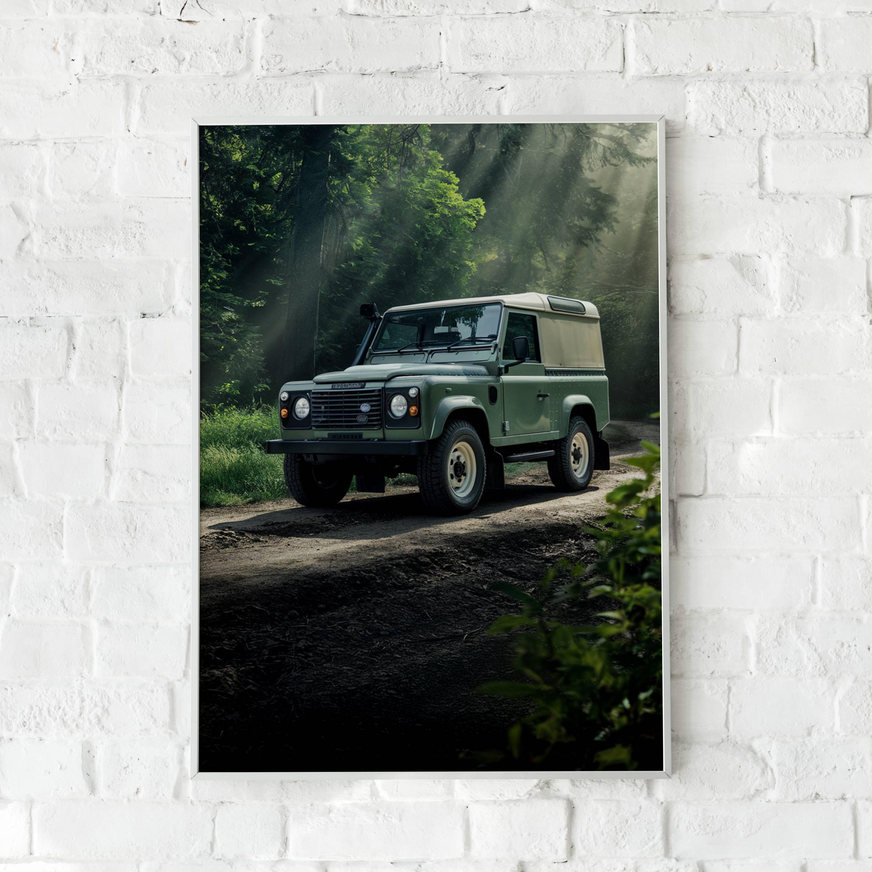 Land Rover Defender 90 HUE 166 Heritage Photograph, Classic 4x4