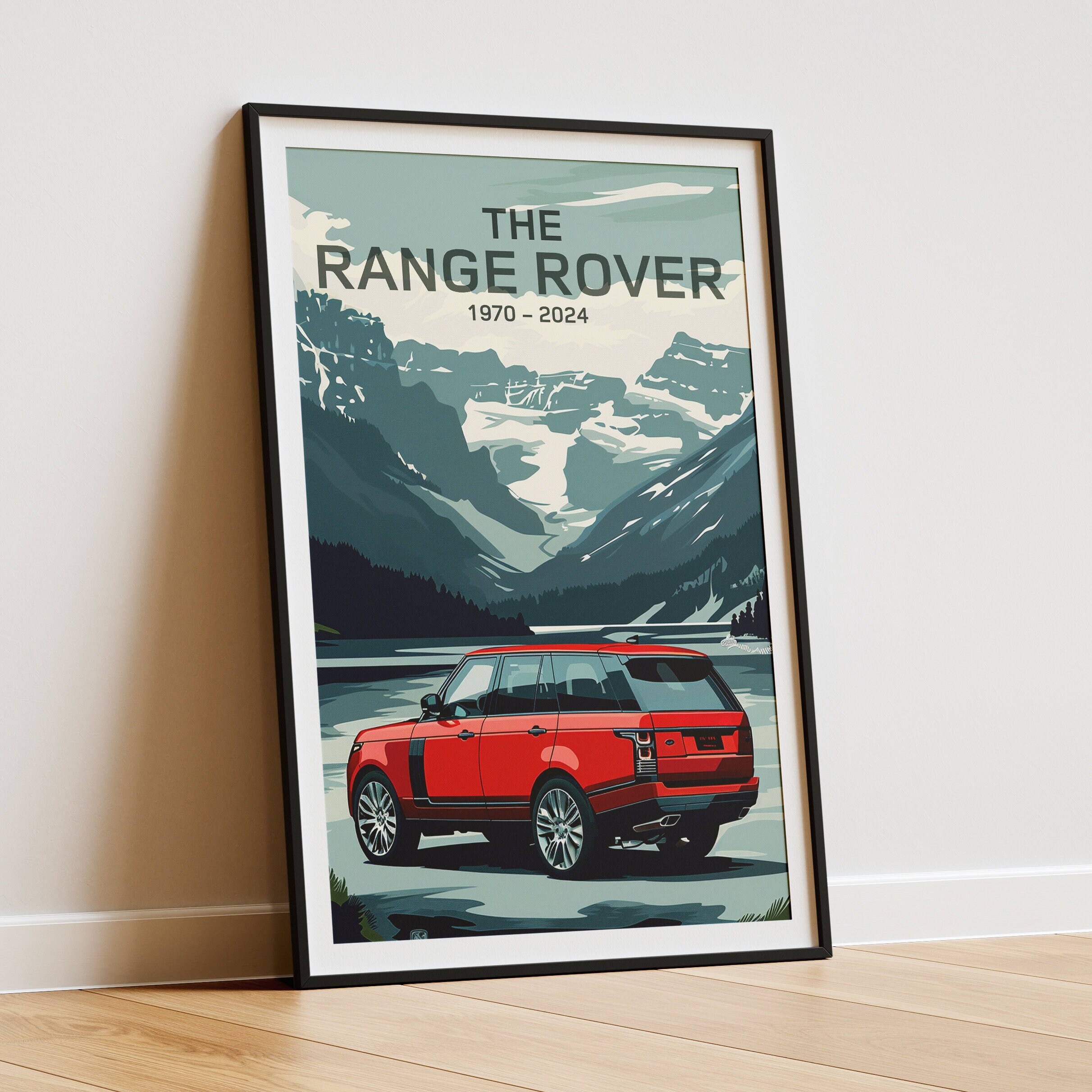 L405 Range Rover Vogue Poster - Luxury SUV Art Print, Gift for Car ...