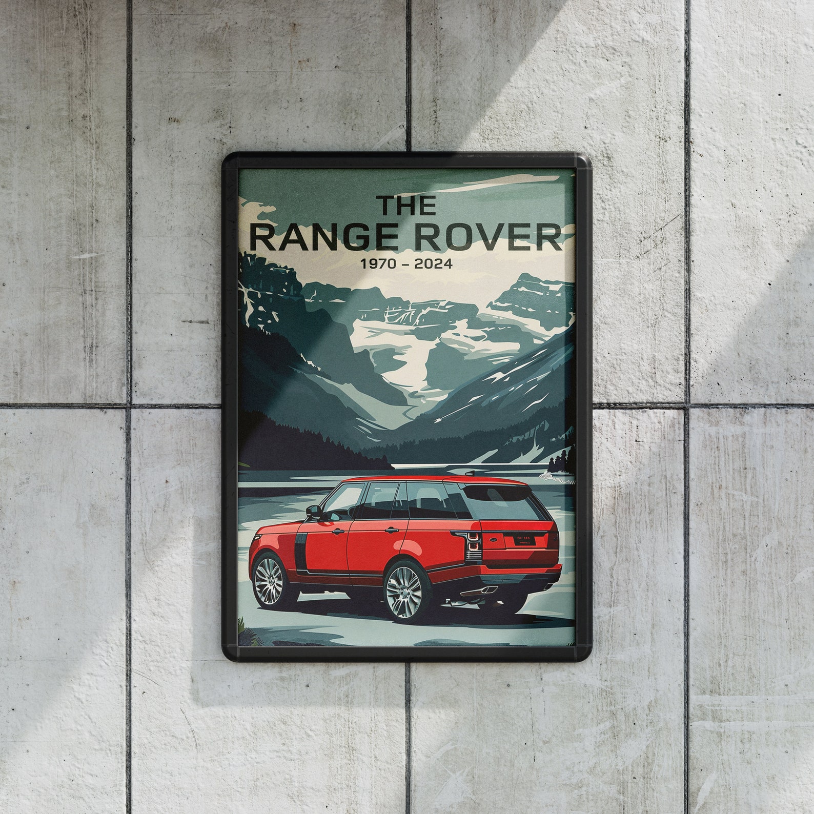 L405 Range Rover Vogue Poster - Luxury SUV Art Print, Gift for Car ...
