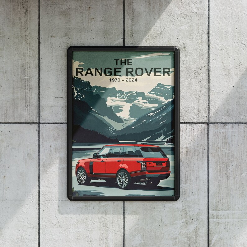 Range Rover Print Image L405 Range Rover Vogue Poster - Luxury SUV Art Print, Gift for Car ...