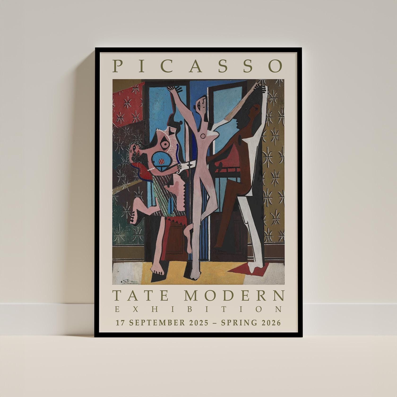 パブロ・ピカソ、Three Dancers、希少な画集より パブロ・ピカソ、Three Dancers、希少な画集より パブロ・ピカソ