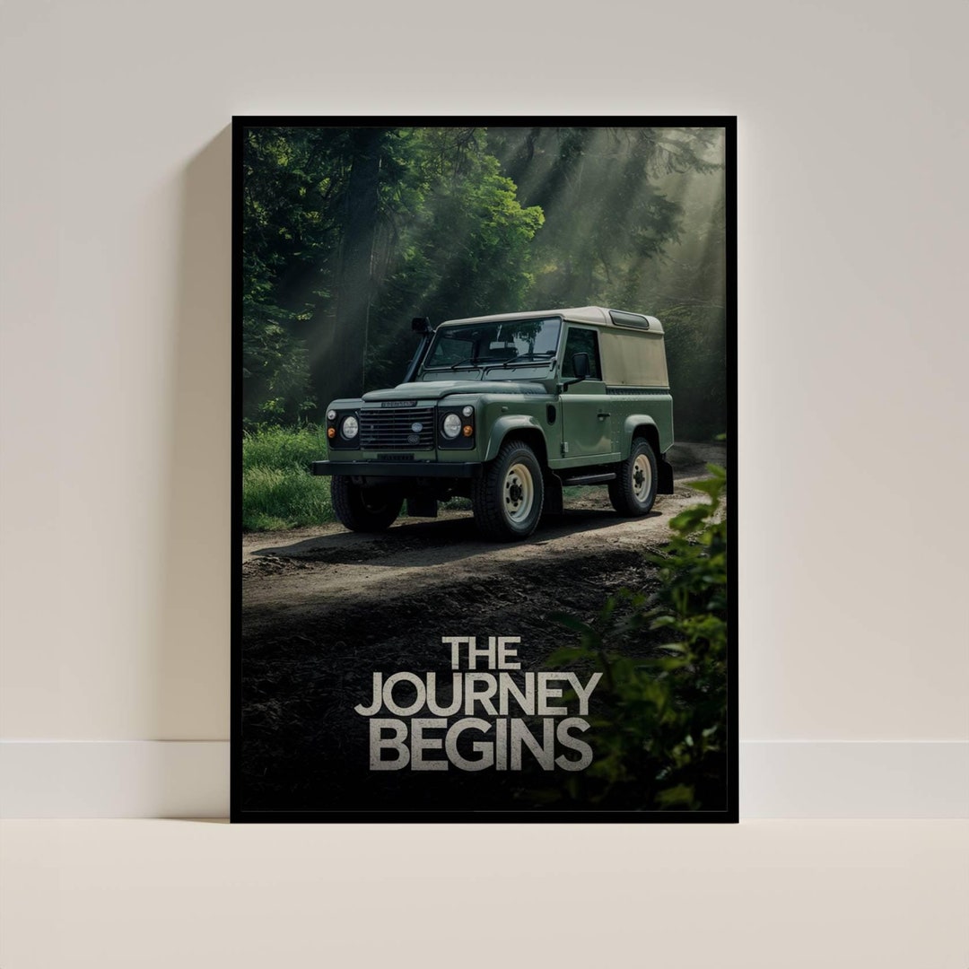 Land Rover Posters Land Rover Defender 90 Heritage HUE 166 Photograph Poster