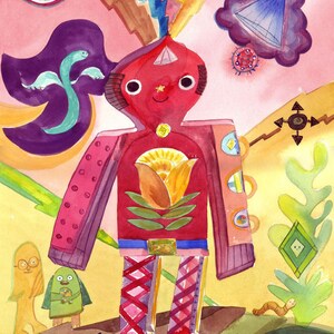 Kinya&#39;s Robot 2011 8 x 10 print
