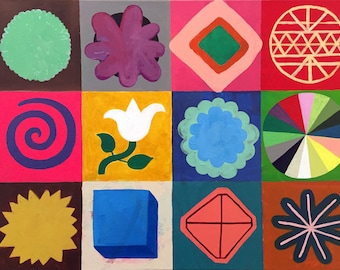 Sistemas del sábado, pintura original