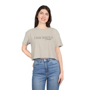 Unscripted Beauty - Women&#39;s Crop Tee