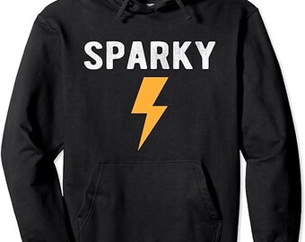 Sparky Elektriker Hoodie Blixtnedslag