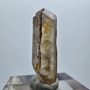 Raro cristallo di barite, marrone-giallo, Brukkaros, Namibia, 29*9*9 mm