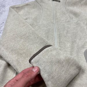 Arcteryx dames fleecevest met rits en Polartec-print, maat M afbeelding 20