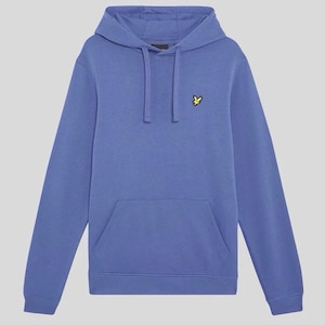 Lyle & Scott Blue Hoodie Eagle Logo Pullover Hooded Sweatshirt image 1