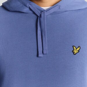 Lyle & Scott Blue Hoodie Eagle Logo Pullover Hooded Sweatshirt image 2