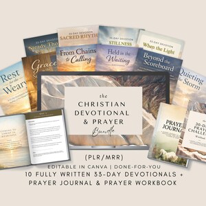 Christian Devotional Mega Bundle – 10 Fully Written Devotionals (PLR/MRR)