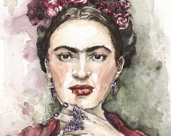 Frida Kahlo 2 - Stampa d'arte A3
