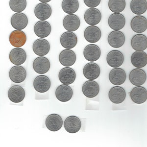 10 CIRCULATED 1984 Mexico Mexican 1 Peso Old Coin José Morelos